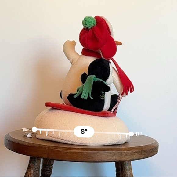 SOLD- Hallmark Jingle Pals Animated Singing Snowman Sleigh Ride Christmas Plush - Picture 13 of 16